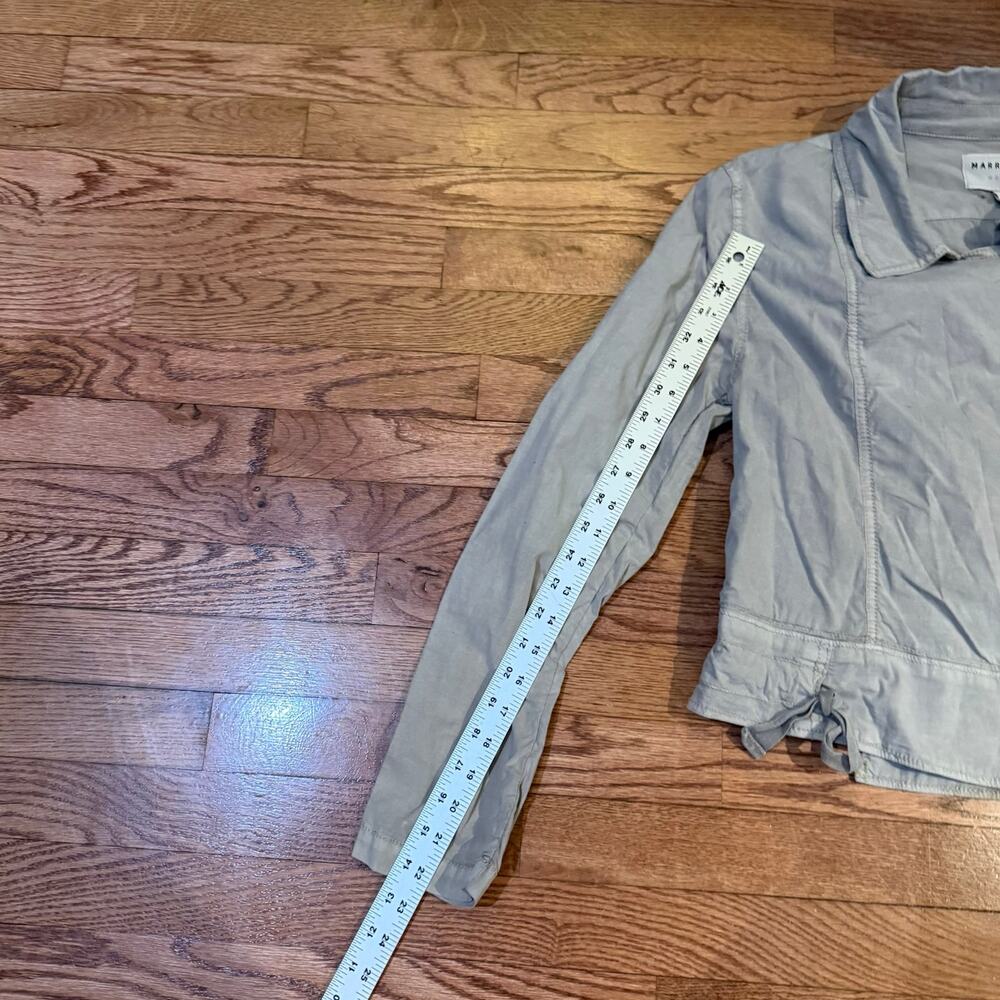 Marrakech Lightweight Utility Jacket Gray Button … - image 6